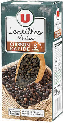 Lentilles vertes cuisson rapide 8 minutes