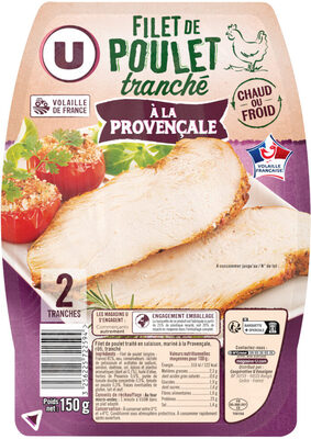 Filet de poulet à la provençale 2 tranches, 150g