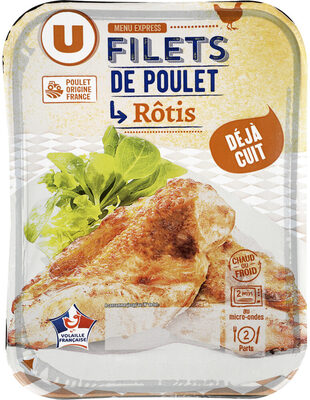 Filet de poulet rôti, barquette, 190g