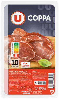 Coppa - x10 tranches, 100g