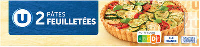 Pâtes à tarte feuilletées 2 paquets, 460g