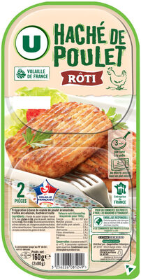 Haché de poulet cuit
