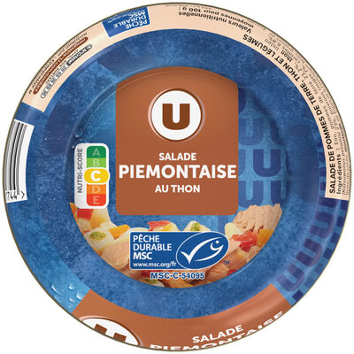Salade thon piémontaise pêché à la ligne boîte de 250g