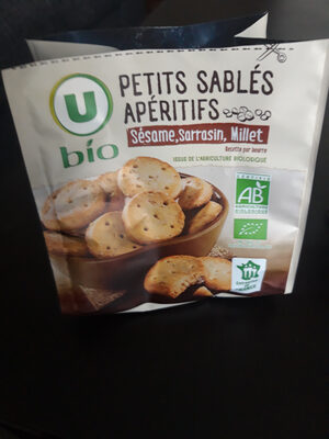 Petits sablés sésame, millet et sarrasin