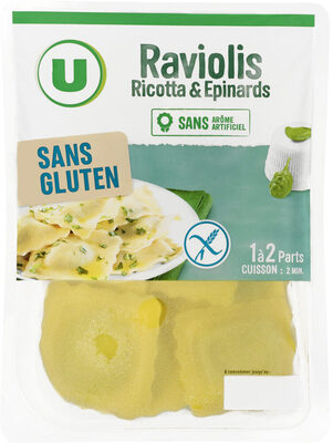 Raviolis ricotta épinards Sans gluten