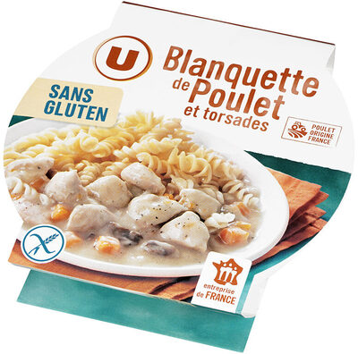 Blanquette de poulet et pâtes sans gluten