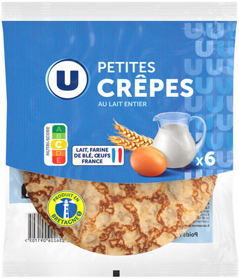Petites crêpes au sucre de canne, x6, 240g