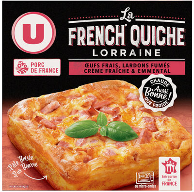 Quiche Lorraine la french, spécial micro-ondes