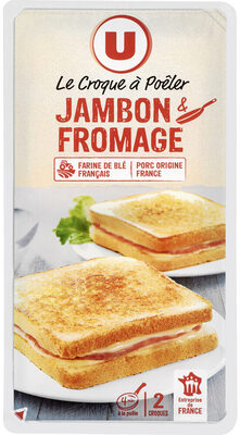 Croque à poêler au jambon et fromages, x2 - 200g