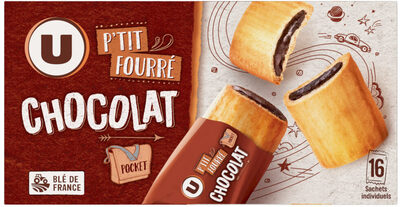 Biscuits fourrés chocolat P'tit fourré - 16 sachets - Paquet de 300g