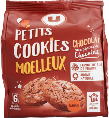 Petits cookies moelleux chocolat & pépites chocolat