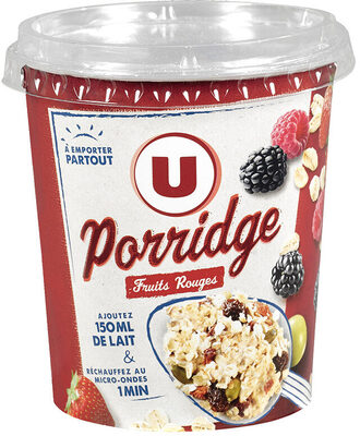 Porridge aux fruits rouges