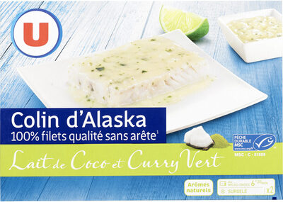Colin d'Alaska sauce curry vert et lait de coco 400g