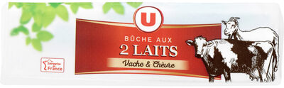Bûche au lait pasteurisé de vache & chèvre 24% de MG