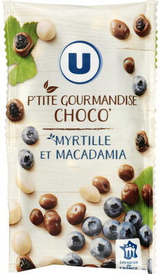 Snacking choco myrtille & macadamia sachet de 40g
