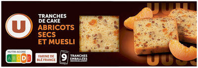 Tranches de cakes abricots & muesli 270g