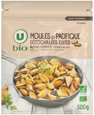 Moules du Pacifique cuites dé-coquillées 500g