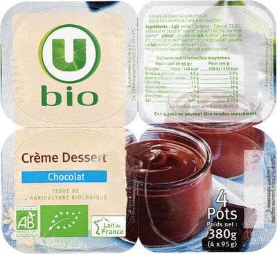 Crème dessert au chocolat 4x95g
