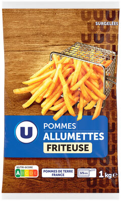 Frites allumettes - sachet 1kg - pour friteuse