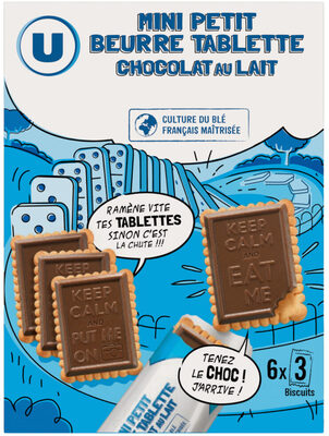 Mini petit beurre tablette chocolat au lait