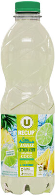 Eau aromatisée ananas citron vert saveur coco