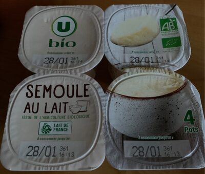 Semoule au lait 4x115g