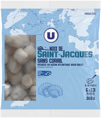 Noix de Saint-Jacques sans corail 6/13 boite de 300g