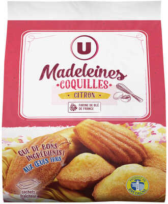 Madeleines coquilles citron 250g