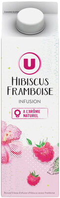 Boisson infusion d'hibiscus Saveur framboise - Brique 1l