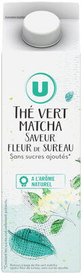 Boisson au thé vert matcha Saveur Fleur de sureau - Brique 1l