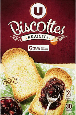 Biscottes braisées