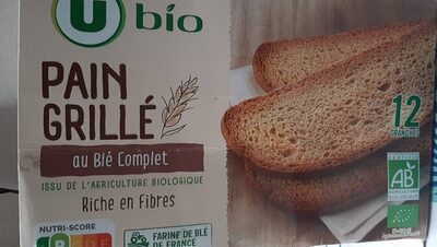 Pain grillé au blé complet 250g