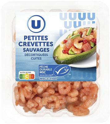 Crevettes sauvages décortiquées cuites 125g