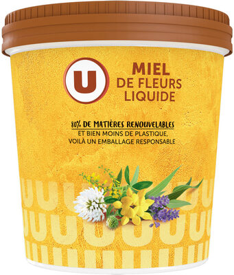 Miel de fleurs liquide pot caton 1kg