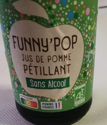 Jus pomme pétillant Funny'Pop 75cl