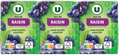 Jus de raisin briquette 20cl