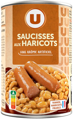 Saucisse haricot boîte 1/2 420g