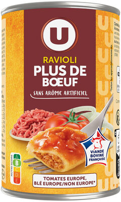 Ravioli plus de boeuf boîte 1/2 400g