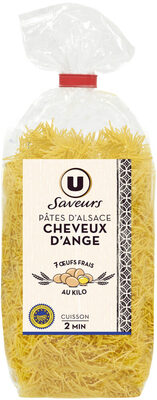 Pâtes cheveux d'ange IGP d'Alsace aux oeufs - Sachet 250g
