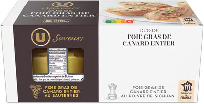 Verrines de foie gras de canard entier, -, coffret 2x50