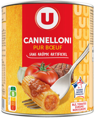 Cannelloni pur boeuf sauce italienne boîte 4/4 800g