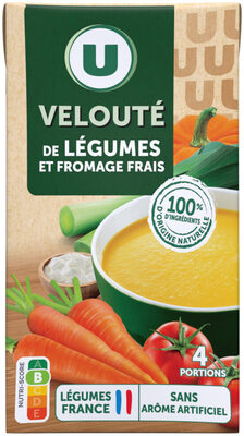 Soupe Velouté de légumes fromage fondu brique 1L