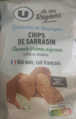 Chips de sarrasin saveur crème oignon