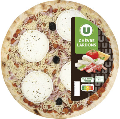 Pizza chèvre lardons fumés - 450g