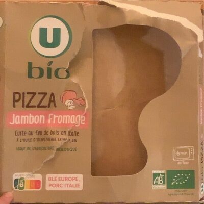 Pizza Jambon Fromage huile d'olive vierge 2,4%, 380g