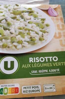 Plat cuisiné individuel Risotto Légumes Verts, 300G