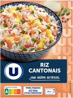 Plat cuisiné individuel Riz Cantonnais, 400G