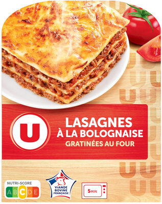 Plat cuisiné individuel Lasagne à la bolognaise, 350g