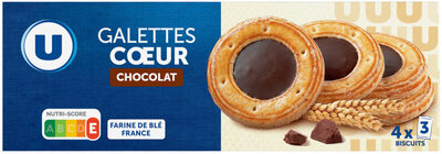 Galettes coeur chocolat 120g
