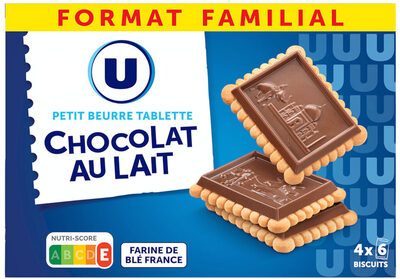 Petit Beurre tablette chocolat lait, 300g